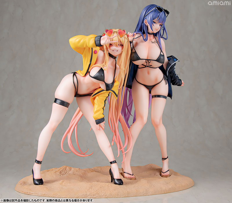 ユナ&サユリ 専用台座付き2体セット Illustration by Biya & K Pring 1/6 完成品フィギュア