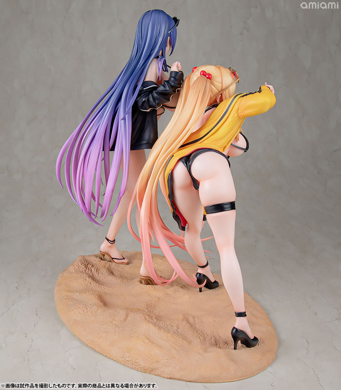 ユナ&サユリ 専用台座付き2体セット Illustration by Biya & K Pring 1/6 完成品フィギュア