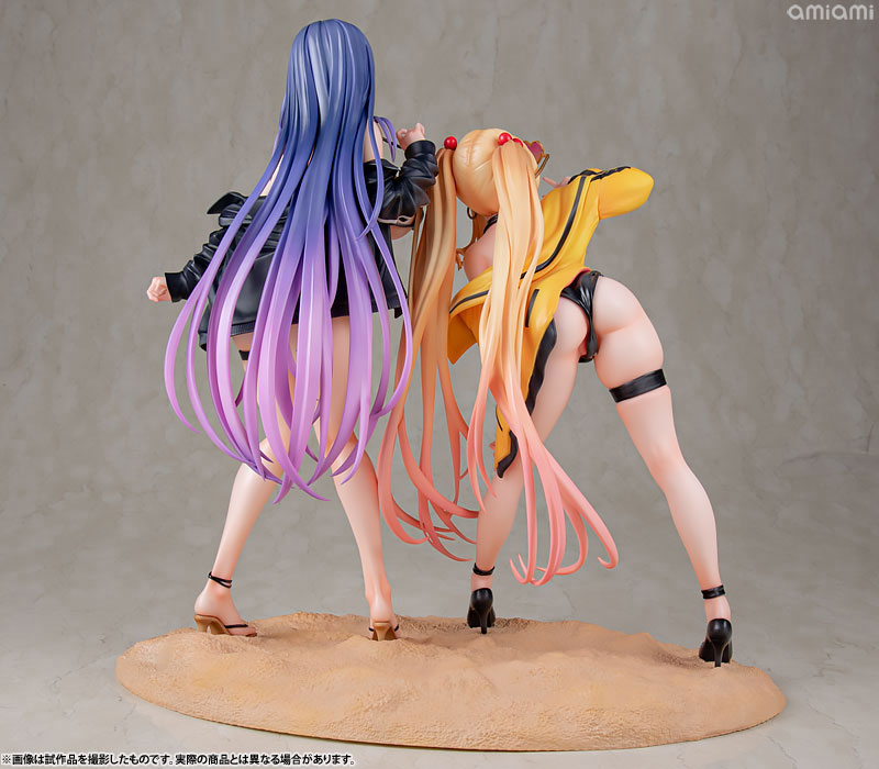 ユナ&サユリ 専用台座付き2体セット Illustration by Biya & K Pring 1/6 完成品フィギュア