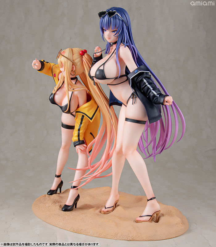 ユナ&サユリ 専用台座付き2体セット Illustration by Biya & K Pring 1/6 完成品フィギュア
