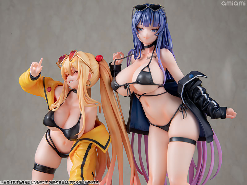 ユナ&サユリ 専用台座付き2体セット Illustration by Biya & K Pring 1/6 完成品フィギュア