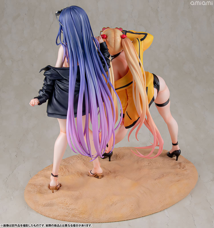 ユナ&サユリ 専用台座付き2体セット Illustration by Biya & K Pring 1/6 完成品フィギュア