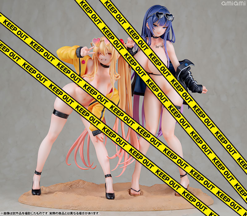 ユナ&サユリ 専用台座付き2体セット Illustration by Biya & K Pring 1/6 完成品フィギュア