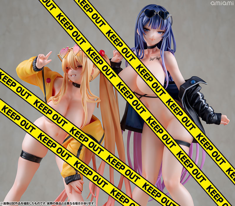 ユナ&サユリ 専用台座付き2体セット Illustration by Biya & K Pring 1/6 完成品フィギュア