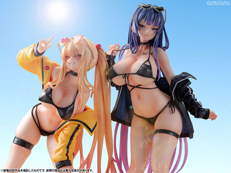 ユナ&サユリ 専用台座付き2体セット Illustration by Biya & K Pring 1/6 完成品フィギュア