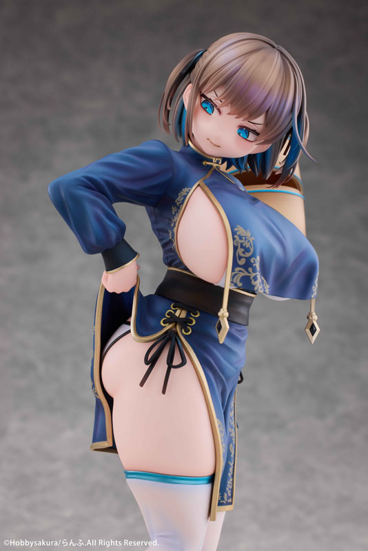 まんじゅう娘 つむぐ Illustrated by らんふ 1/7 完成品フィギュア