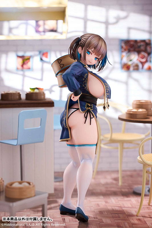 まんじゅう娘 つむぐ Illustrated by らんふ 1/7 完成品フィギュア