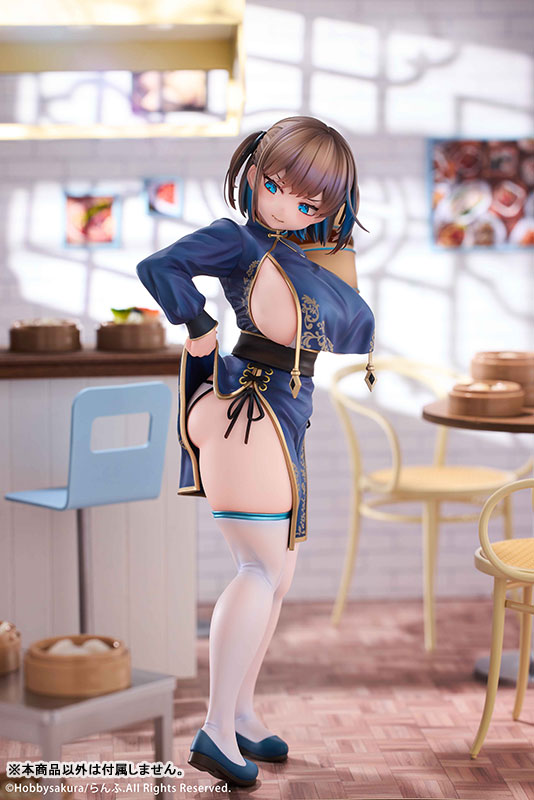 まんじゅう娘 つむぐ Illustrated by らんふ 1/7 完成品フィギュア