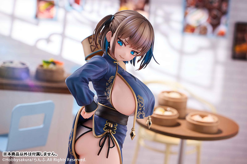 まんじゅう娘 つむぐ Illustrated by らんふ 1/7 完成品フィギュア