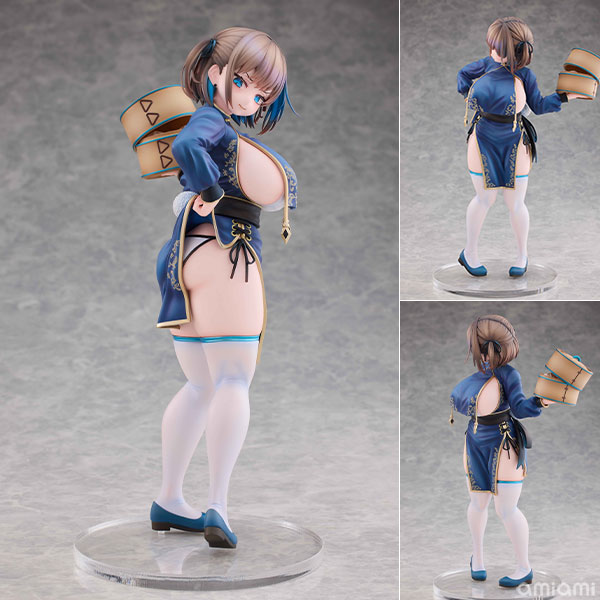まんじゅう娘 つむぐ Illustrated by らんふ 1/7 完成品フィギュア