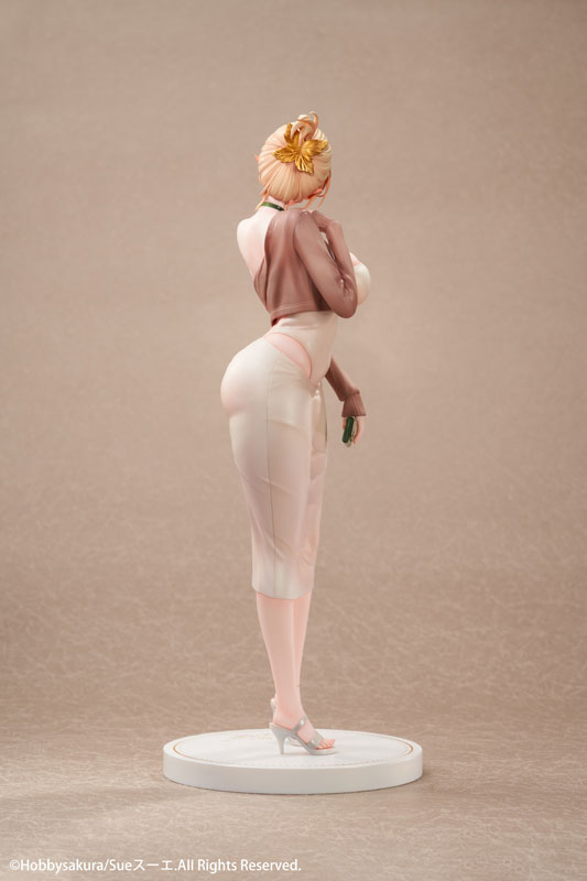 人妻エルフ illustration by Sueスーエ 1/7 完成品フィギュア 豪華版
