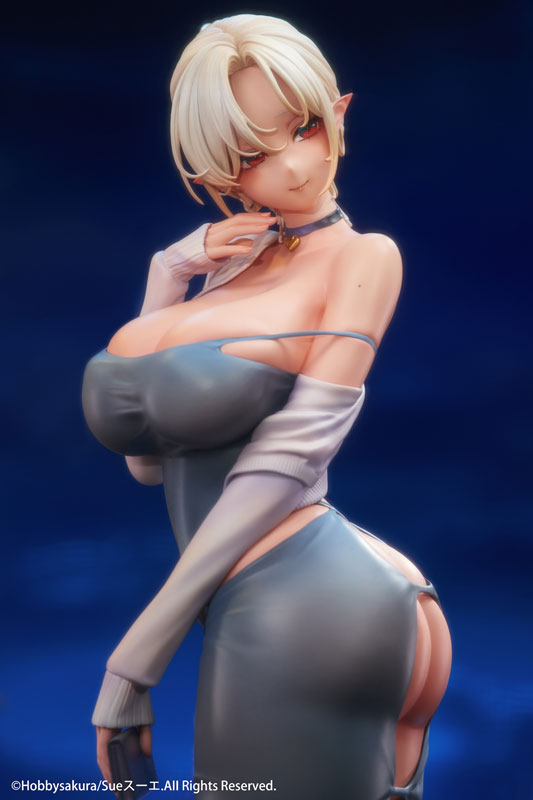 人妻エルフ illustration by Sueスーエ アナザーカラー 1/7 完成品フィギュア