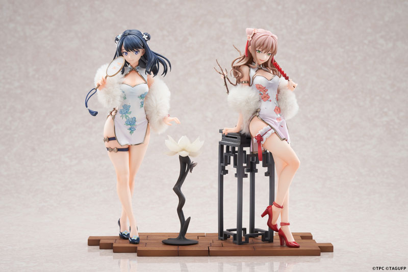 グリッドマン ユニバース 宝多六花&南夢芽セット チャイナドレスVer. 1/7 完成品フィギュア