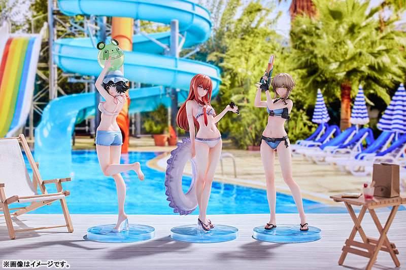 STEINS；GATE 牧瀬紅莉栖＆椎名まゆり＆阿万音鈴羽 水着Ver. セット 1/7 完成品フィギュア