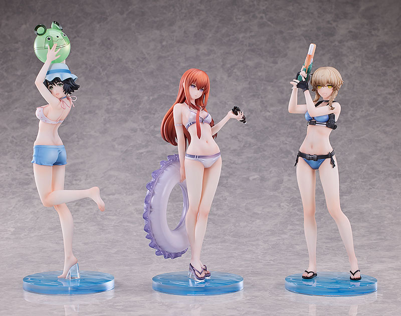 STEINS；GATE 牧瀬紅莉栖＆椎名まゆり＆阿万音鈴羽 水着Ver. セット 1/7 完成品フィギュア