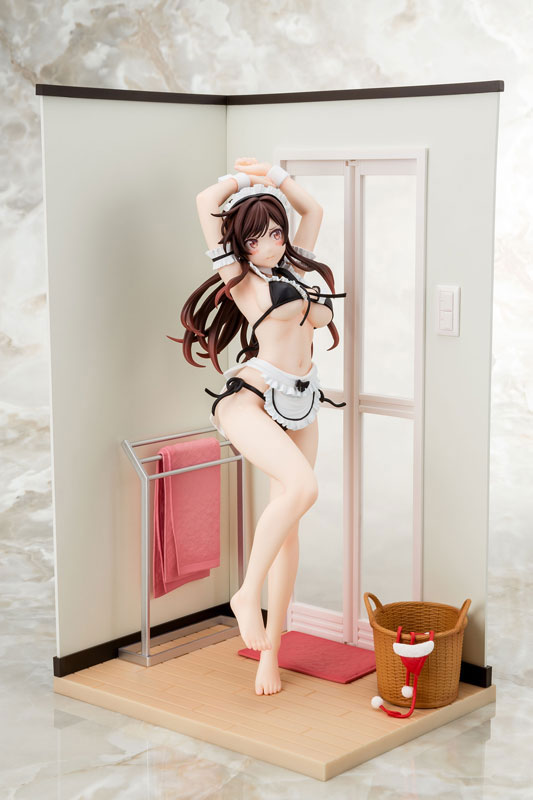彼女、お借りします 水原千鶴 メイドビキニniお着替えフィギュア 1/6 完成品フィギュア