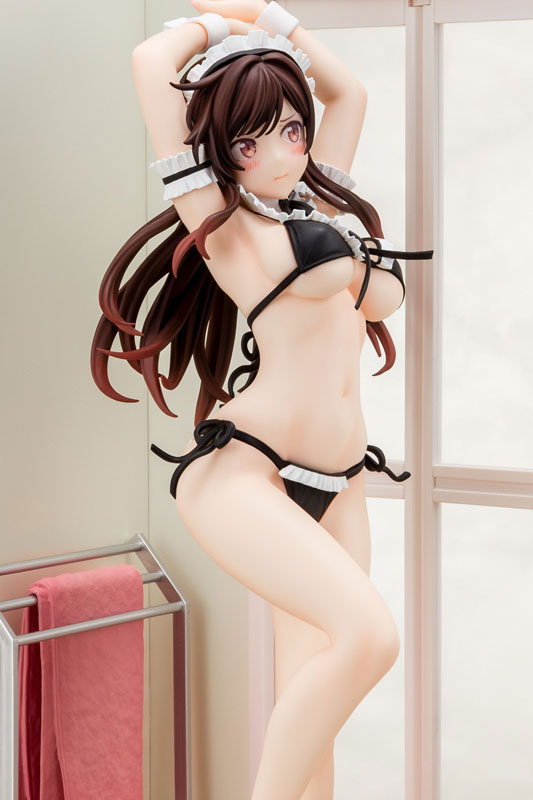 彼女、お借りします 水原千鶴 メイドビキニniお着替えフィギュア 1/6 完成品フィギュア