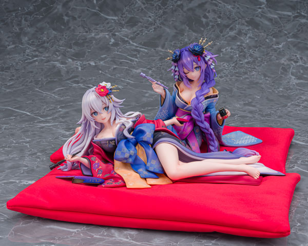 閃乱忍忍忍者大戦ネプテューヌ 少女達の響艶 パープルハート/ブラックハート 和服Ver.2体セット