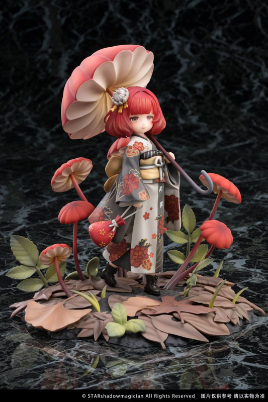 マッシュルームガールズシリーズ No.6 ハエマトケファルスタケ 1/1 完成品フィギュア