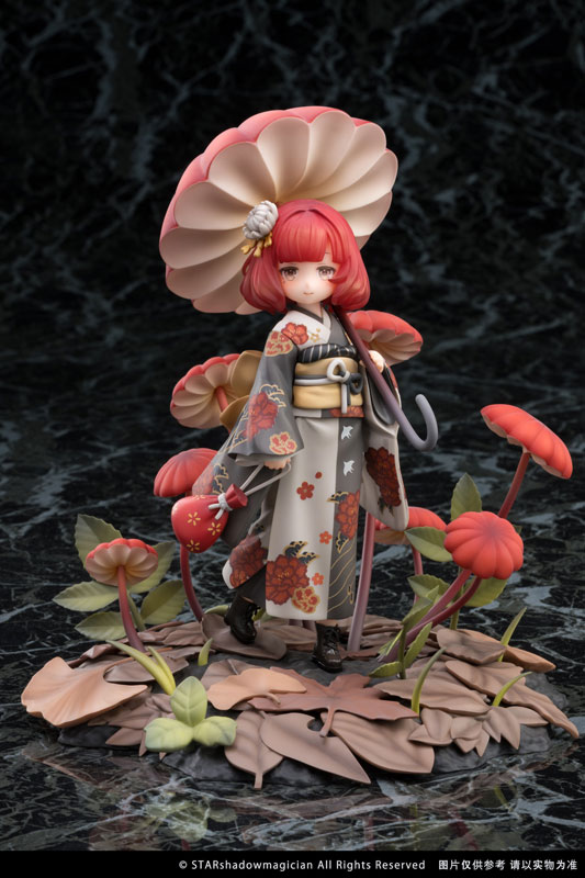 マッシュルームガールズシリーズ No.6 ハエマトケファルスタケ 1/1 完成品フィギュア