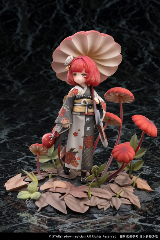 マッシュルームガールズシリーズ No.6 ハエマトケファルスタケ 1/1 完成品フィギュア