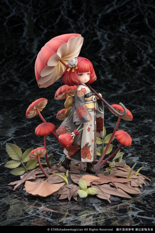 マッシュルームガールズシリーズ No.6 ハエマトケファルスタケ 1/1 完成品フィギュア