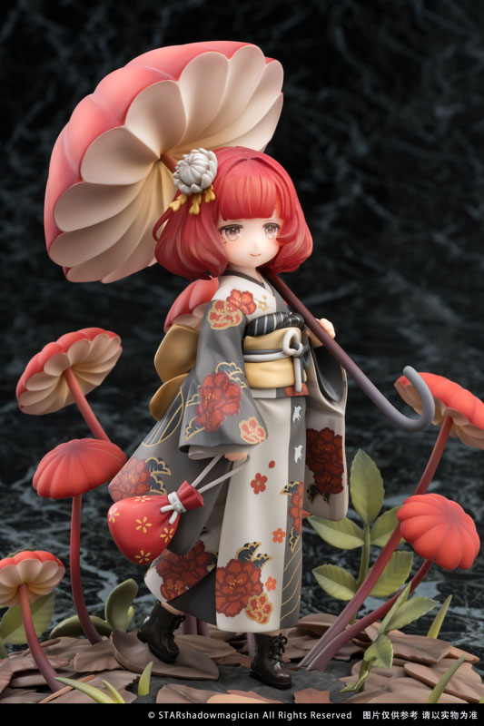 マッシュルームガールズシリーズ No.6 ハエマトケファルスタケ 1/1 完成品フィギュア