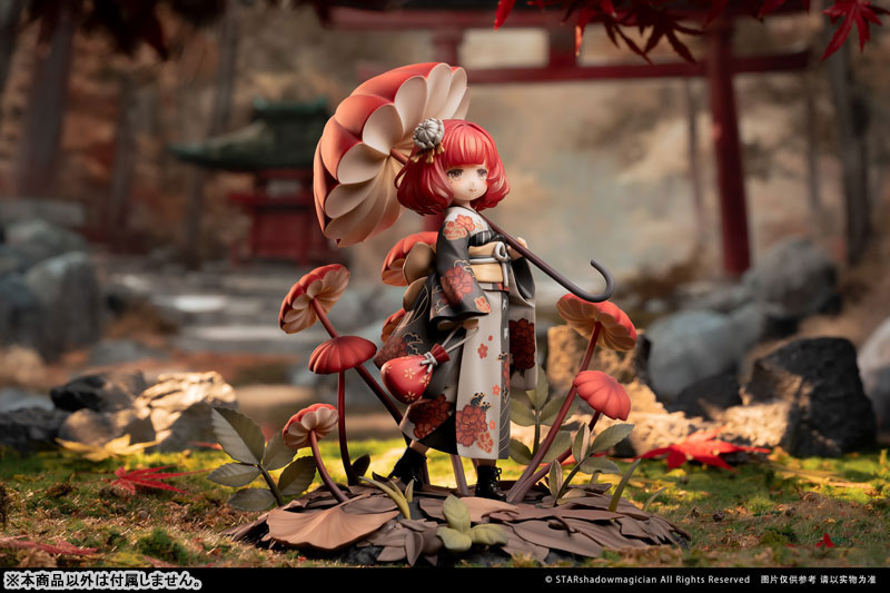 マッシュルームガールズシリーズ No.6 ハエマトケファルスタケ 1/1 完成品フィギュア