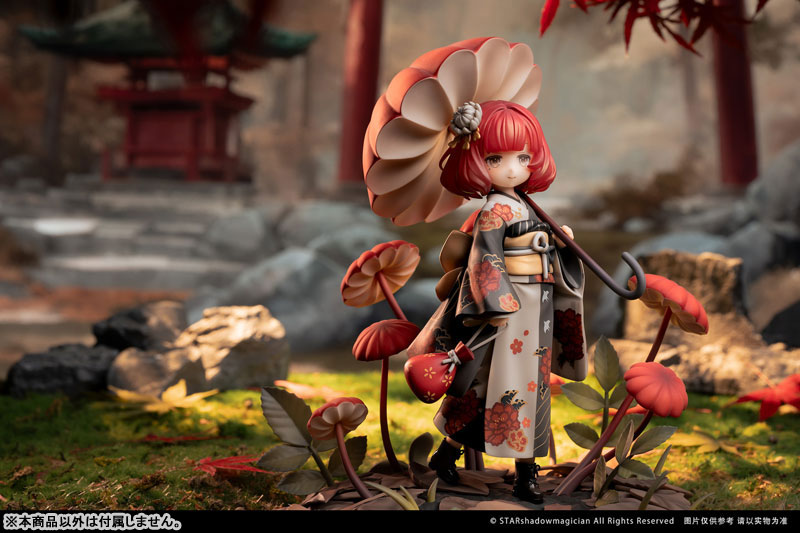 マッシュルームガールズシリーズ No.6 ハエマトケファルスタケ 1/1 完成品フィギュア