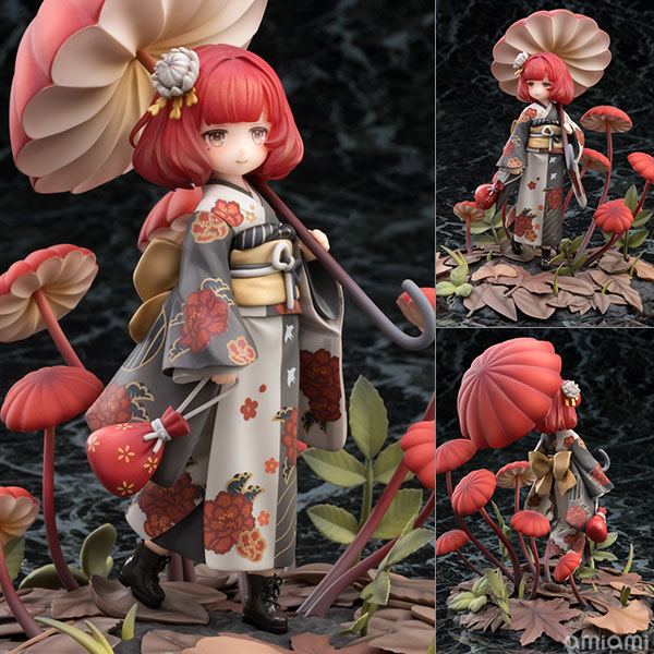 マッシュルームガールズシリーズ No.6 ハエマトケファルスタケ 1/1 完成品フィギュア