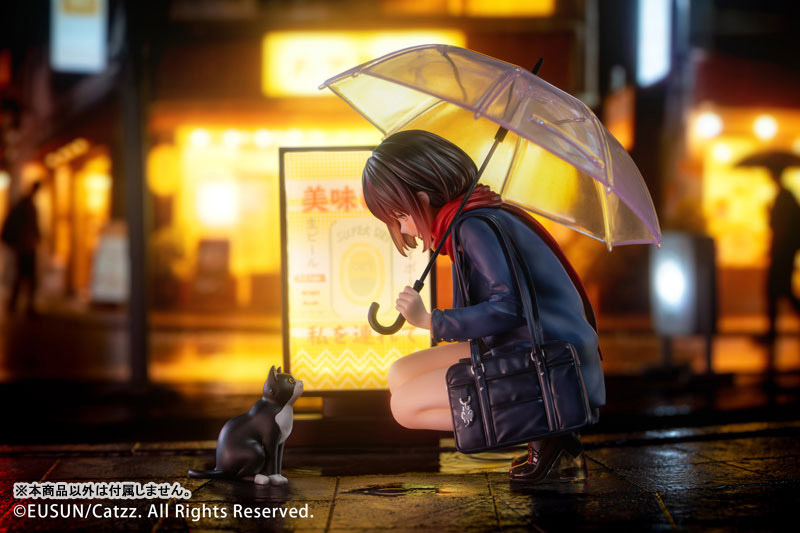 「雨の日」--出会い Illustrated by Catzz 1/7 完成品フィギュア