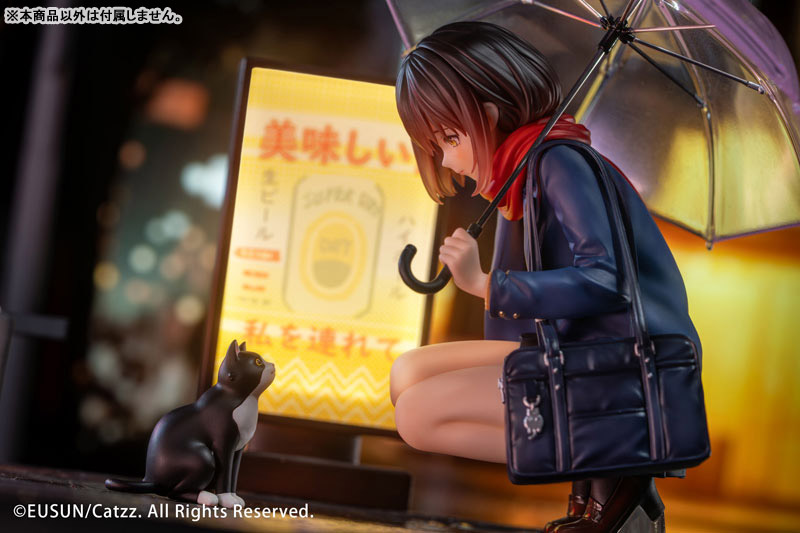 「雨の日」--出会い Illustrated by Catzz 1/7 完成品フィギュア