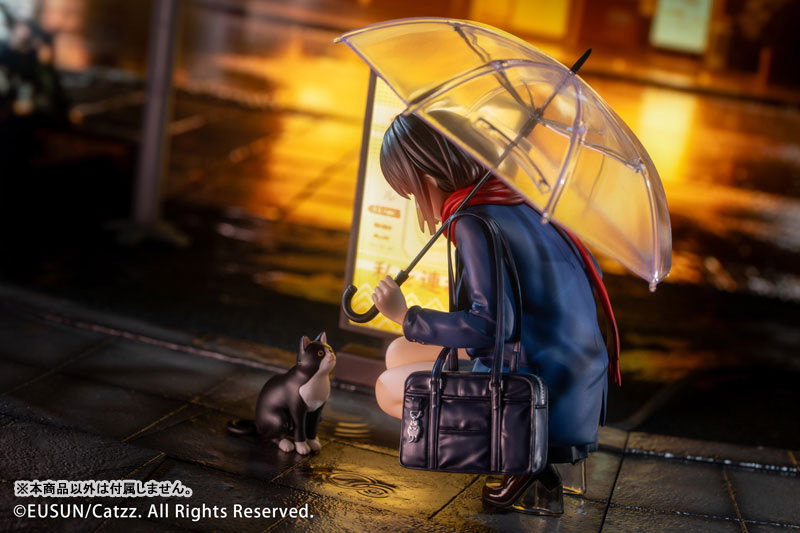 「雨の日」--出会い Illustrated by Catzz 1/7 完成品フィギュア