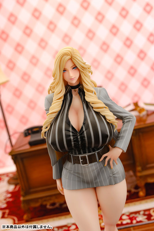 ギャル姉社長とハーレムオフィス 錦織愛(グレースーツVer.) 1/7 完成品フィギュア
