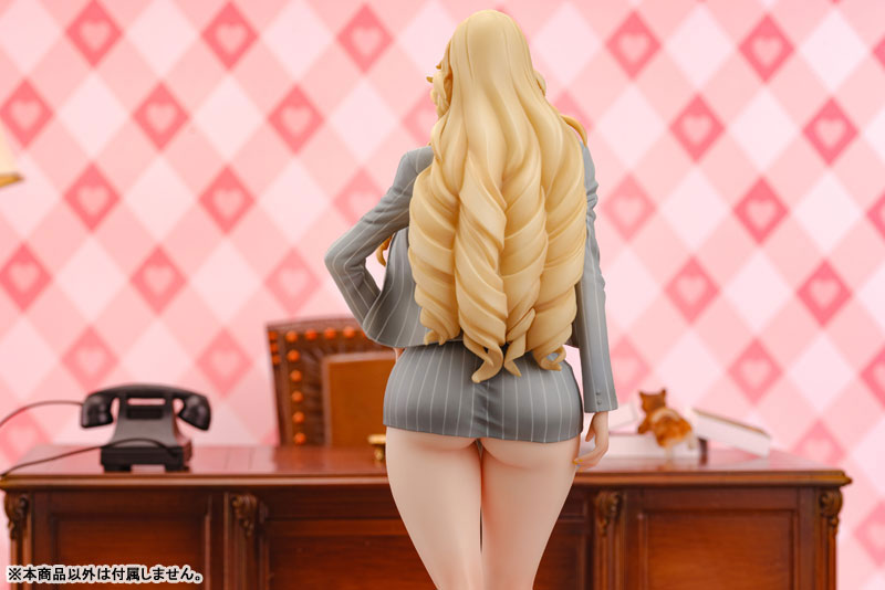 ギャル姉社長とハーレムオフィス 錦織愛(グレースーツVer.) 1/7 完成品フィギュア