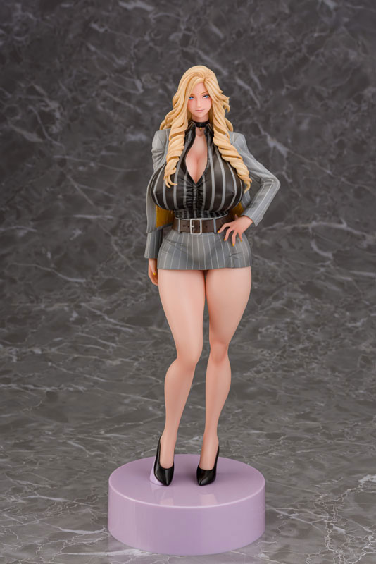 ギャル姉社長とハーレムオフィス 錦織愛(グレースーツVer.) 1/7 完成品フィギュア