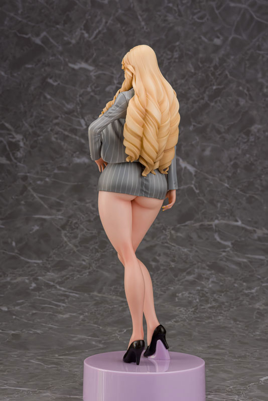 ギャル姉社長とハーレムオフィス 錦織愛(グレースーツVer.) 1/7 完成品フィギュア