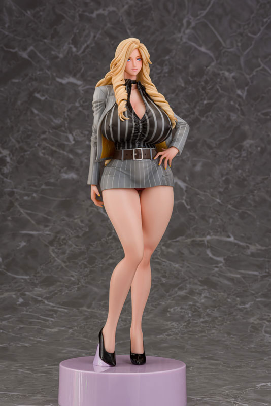 ギャル姉社長とハーレムオフィス 錦織愛(グレースーツVer.) 1/7 完成品フィギュア