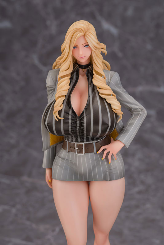 ギャル姉社長とハーレムオフィス 錦織愛(グレースーツVer.) 1/7 完成品フィギュア