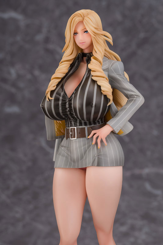 ギャル姉社長とハーレムオフィス 錦織愛(グレースーツVer.) 1/7 完成品フィギュア
