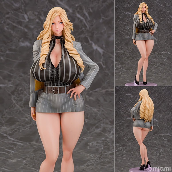 ギャル姉社長とハーレムオフィス 錦織愛(グレースーツVer.) 1/7 完成品フィギュア