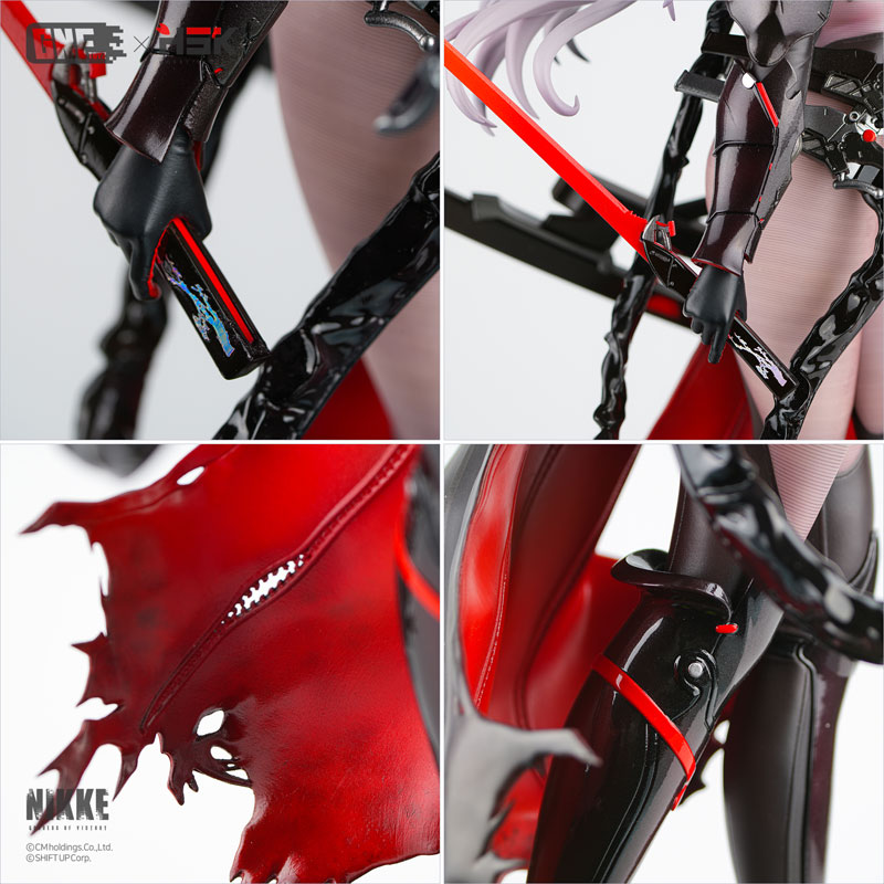 勝利の女神：NIKKE 紅蓮：ブラックシャドウ 1/4 完成品フィギュア