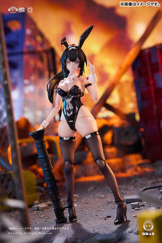 BUNNY RAPID ACTION SQUAD Attacker・ルナ 1/12 可動フィギュア