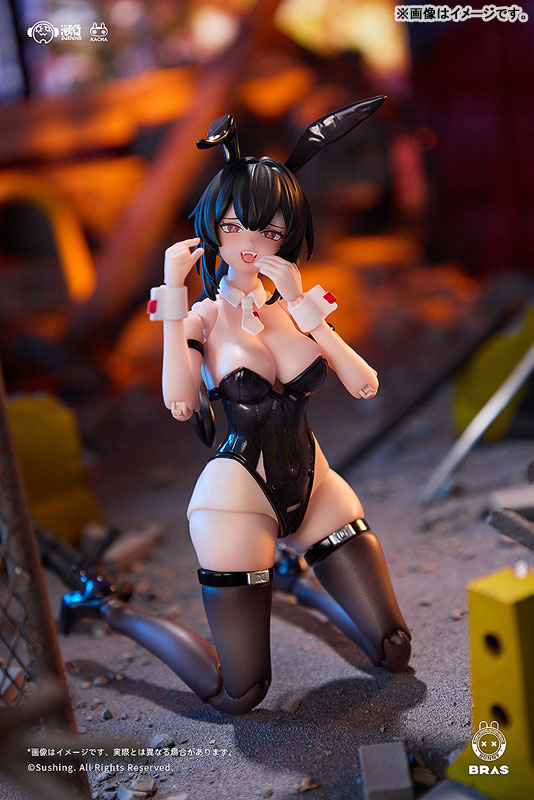 BUNNY RAPID ACTION SQUAD Attacker・ルナ 1/12 可動フィギュア
