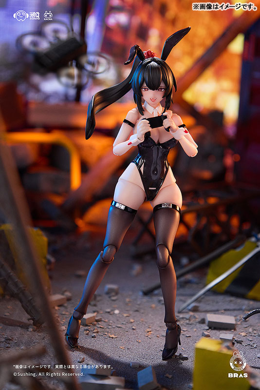 BUNNY RAPID ACTION SQUAD Attacker・ルナ 1/12 可動フィギュア