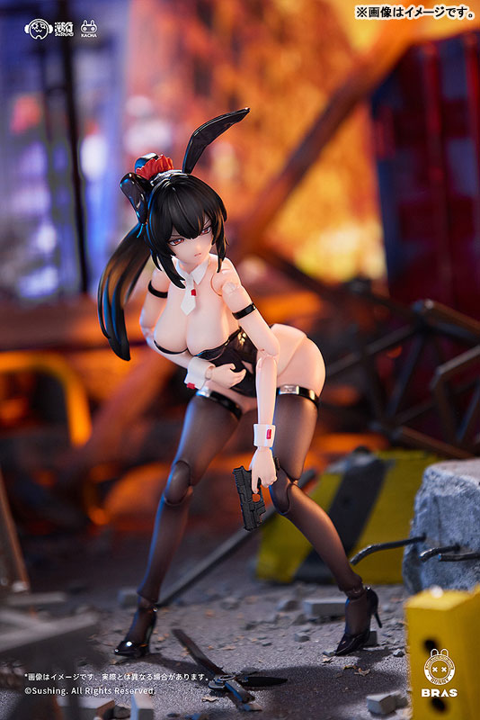 BUNNY RAPID ACTION SQUAD Attacker・ルナ 1/12 可動フィギュア