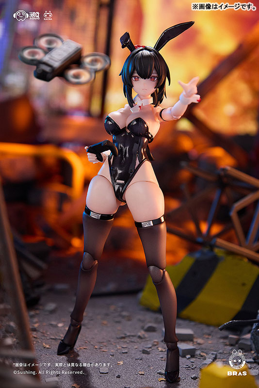 BUNNY RAPID ACTION SQUAD Attacker・ルナ 1/12 可動フィギュア