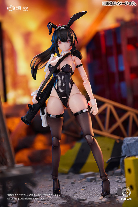 BUNNY RAPID ACTION SQUAD Attacker・ルナ 1/12 可動フィギュア