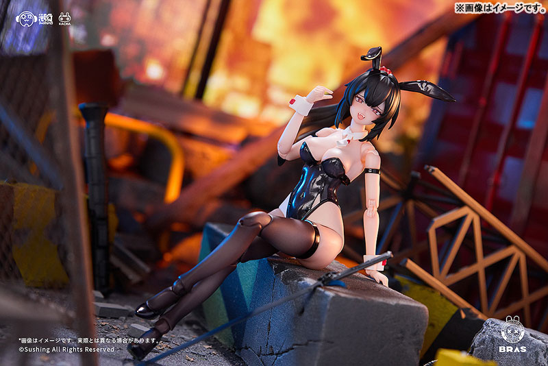 BUNNY RAPID ACTION SQUAD Attacker・ルナ 1/12 可動フィギュア