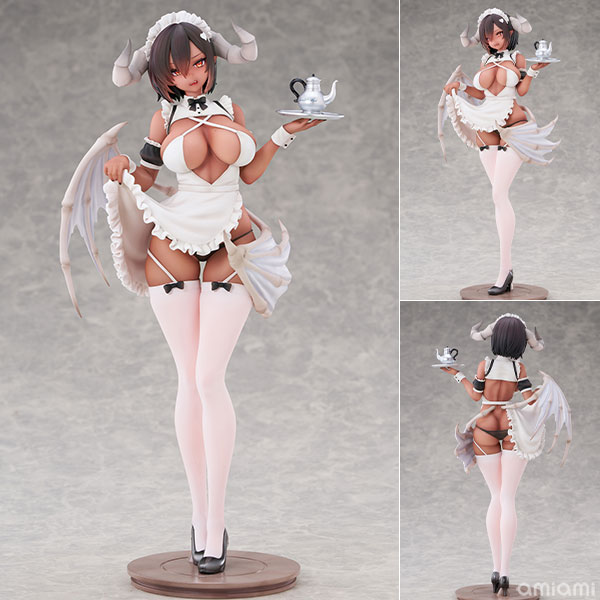 「悪魔メイド、奉仕の時間 獄奈」 1/6 完成品フィギュア